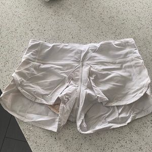 White lulu shorts